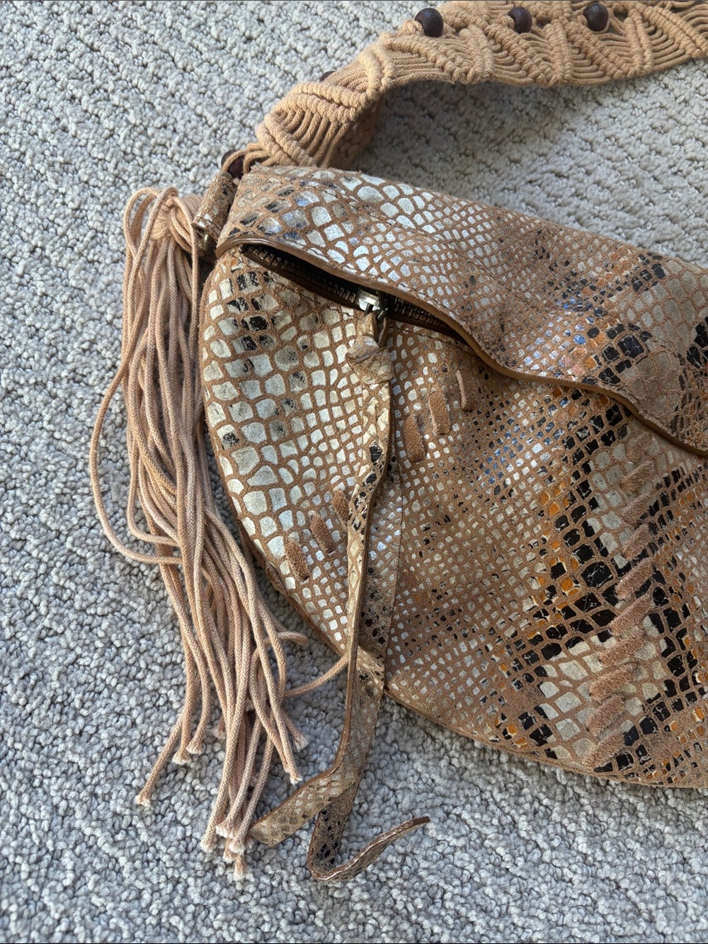 Free People Farrah Macrame Sling Bag - Picture 6 of 10
